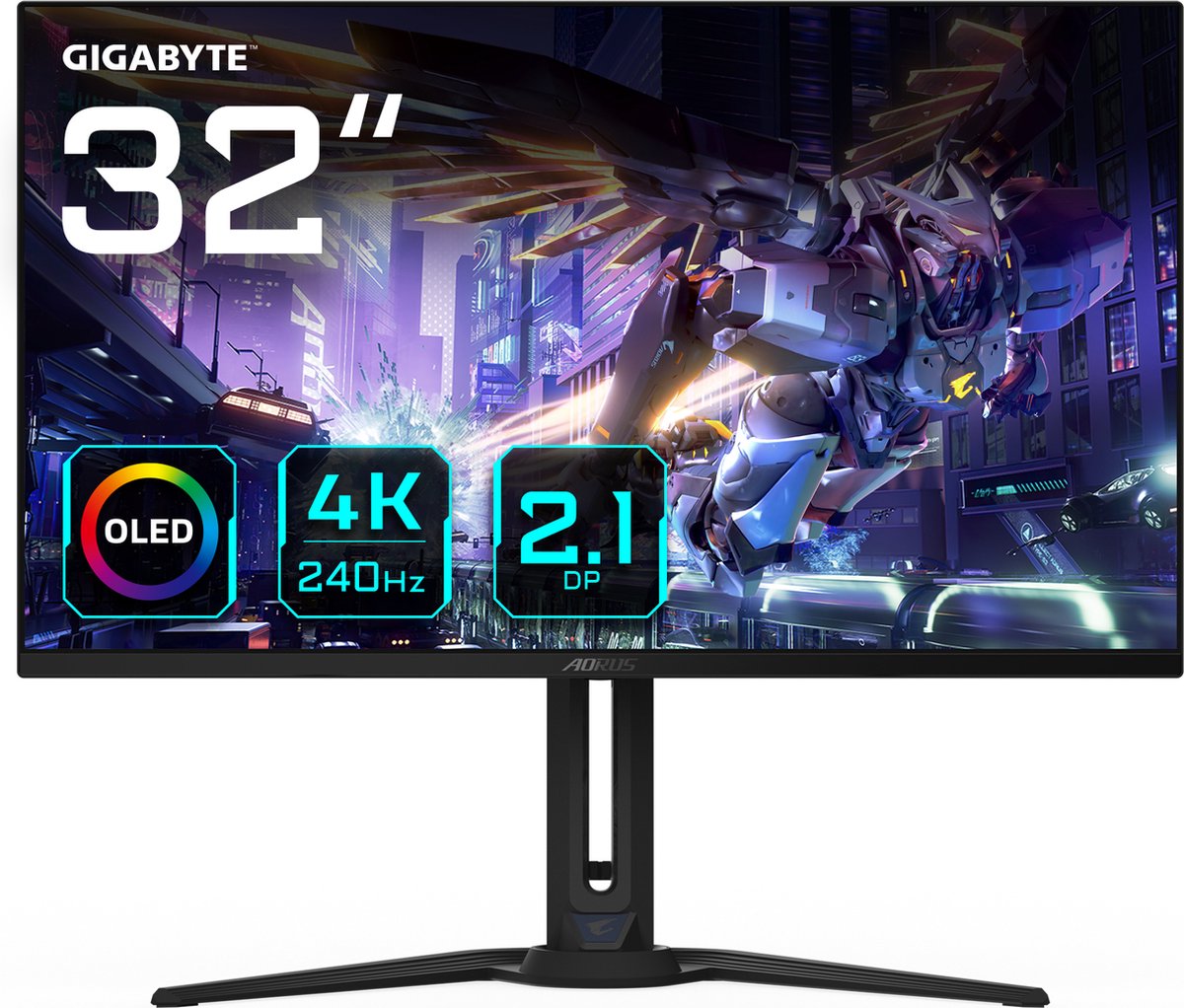 Gigabyte AORUS FO32U2P 32  4K Ultra HD 240Hz OLED Gaming Monitor