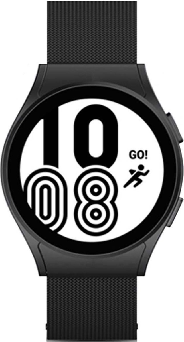 Samsung Milanees Bandje Zwart 20mm Watch4 44mm