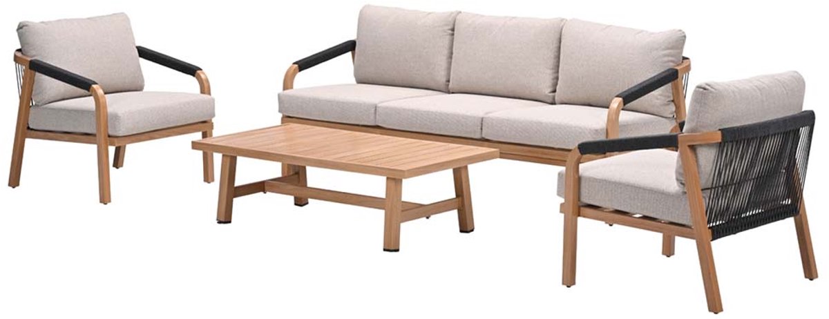 Monti Sofa Loungeset 4 dlg Gobi Sand - Garden impressions