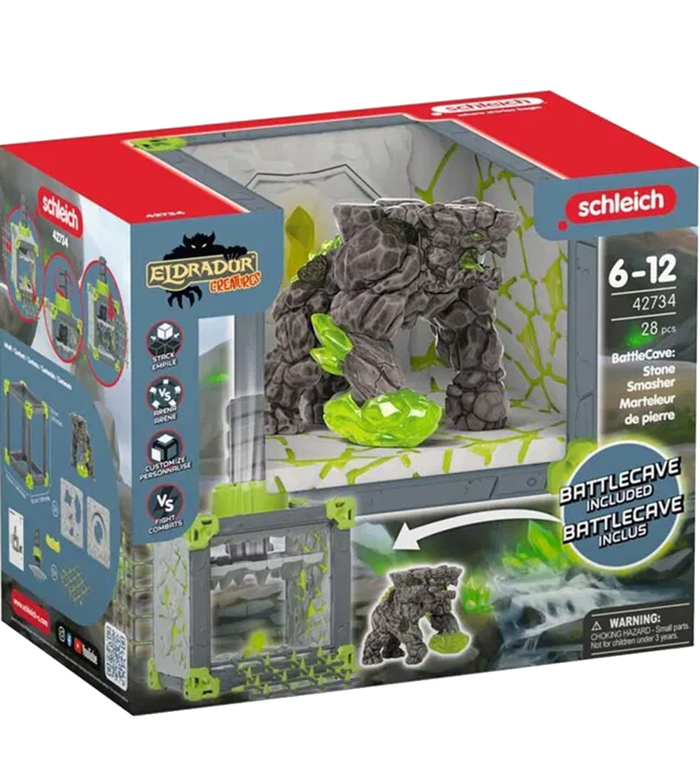 Schleich Eldrador Creatures - BattleCave Stone Smasher - 42734 - Schleich - OneSize - Speelgoed