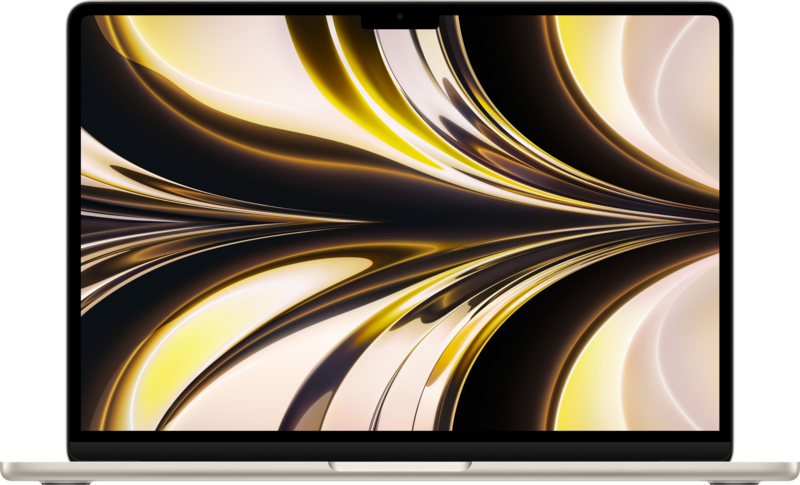 Apple MacBook Air (2022) Apple M2 (8 core CPU/8 core GPU) 8GB/256GB Goud