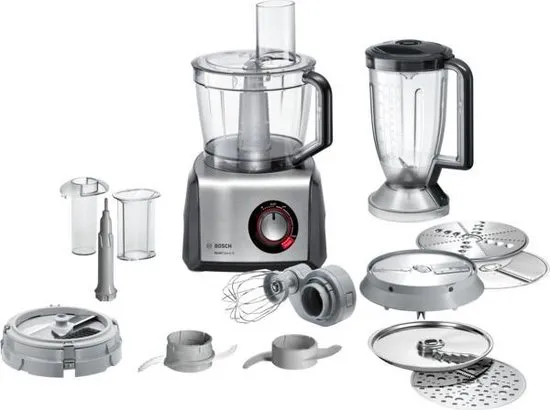 Bosch MultiTalent 8 MC812M865 - Foodprocessor - Zwart/RVS