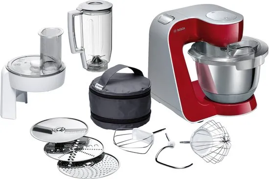 Bosch MUM5 CreationLine MUM58720 - Keukenmachine - Rood