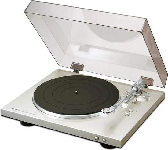 Denon DP-300F - Platenspeler - Zilver