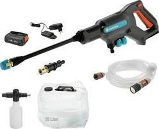 GARDENA AquaClean 24/18V Premium Set Battery jet washer 24 bar