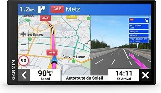 Garmin DriveSmart 76 navigator Vast 17,8 cm (7") TFT Touchscreen 239,6 g Zwart