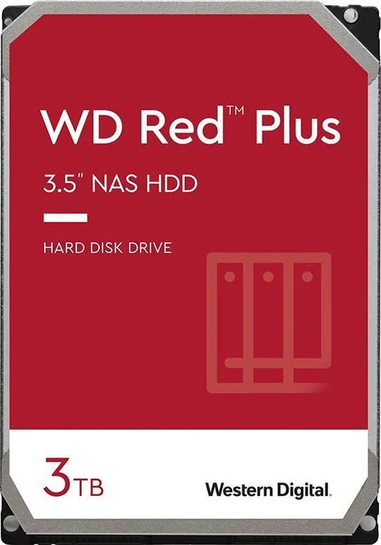 HDD Red Plus 3TB 3.5 SATA 128MB