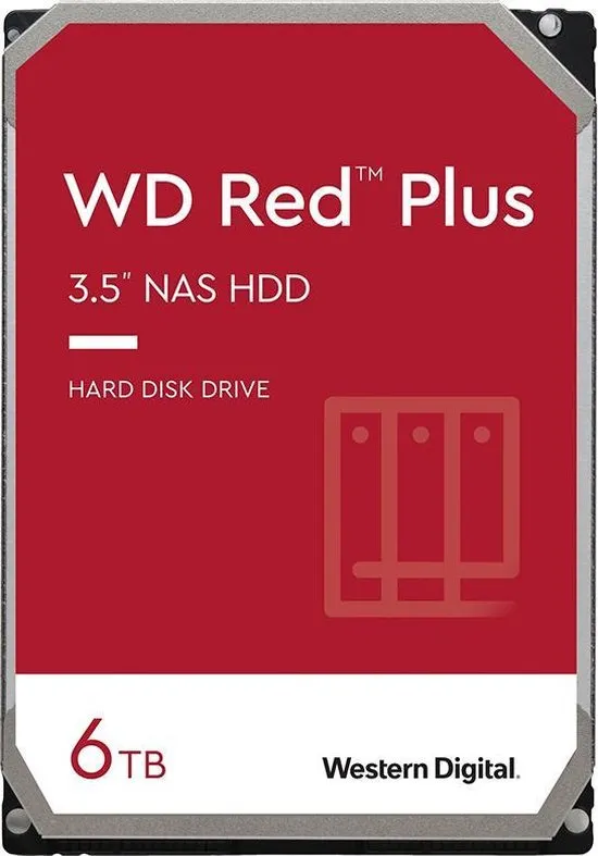 HDD Red Plus 6TB 3.5 SATA 128MB