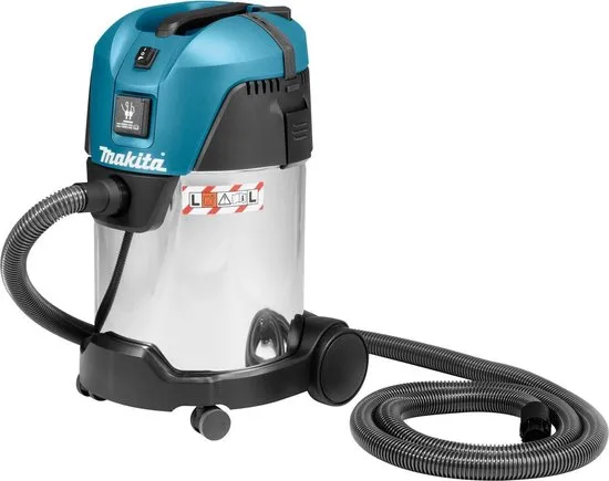 MAKITA Alleszuiger VC3011L - Stofzuiger - Droog En Nat Gebruik - L-Klasse - Incl. Zak