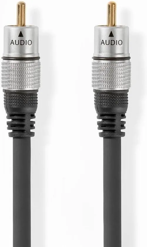 Nedis - Nedis CAGC24170AT15 Digitale Audiokabel Rca Male - Rca Male 1,50 M Antraciet - 30 Dagen Niet Goed Geld Terug