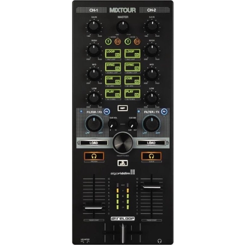 Reloop Mixtour 2-Kanaals Dj-Mixer