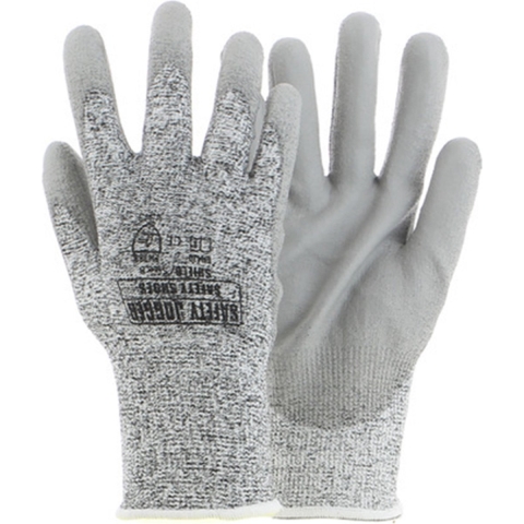 Safety Jogger Snijbestendige HPPE (high performance polyethyleen) | Met polyurethaan coating | Grijs | Maat 11 - SW1216011
