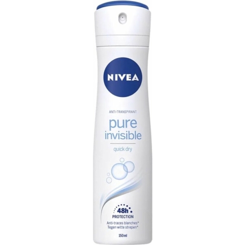 6x Nivea Deodorant Spray Pure Invisible 150 ml