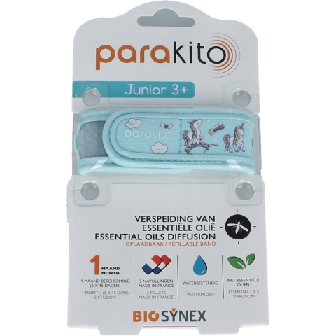 ParaKito Anti-Muggen Armband Eenhoorn Junior 3+