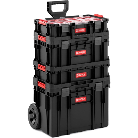 6-in-1 Gereedschapswagen set inclusief koffer, doos en organizer