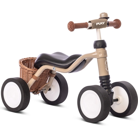 Loopfiets - Puky Wutsch - Beige - Met mandje en fietsbel - Vanaf 1,5 jaar