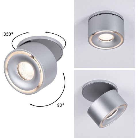 Paulmann 93374 Spircle LED-inbouwlamp LED LED vast ingebouwd 8 W Chroom (mat)