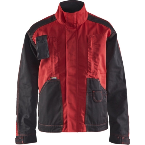 Blåkläder Profieljack. Ongevoerd 40631860 | Rood/Zwart | Maat M - 7330509268254