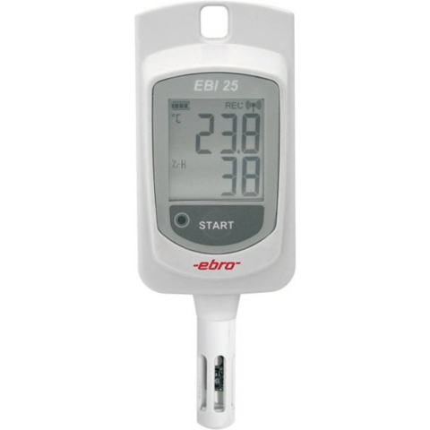 ebro EBI 25-TH Multidatalogger Te meten grootheid: Temperatuur, Luchtvochtigheid -30 tot 60 °C 0 tot 100 % Hrel