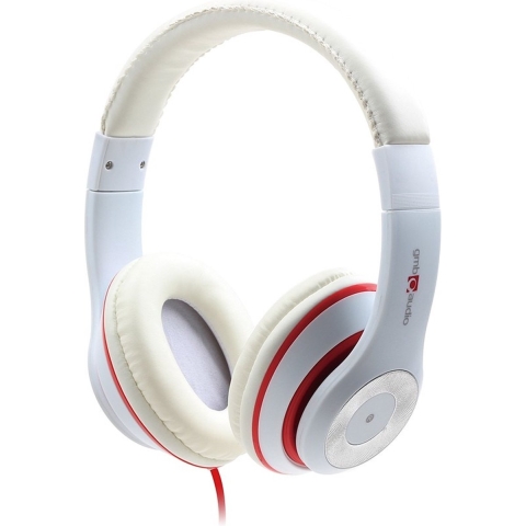 Gembird Los Angeles On Ear koptelefoon Kabel Wit Headset