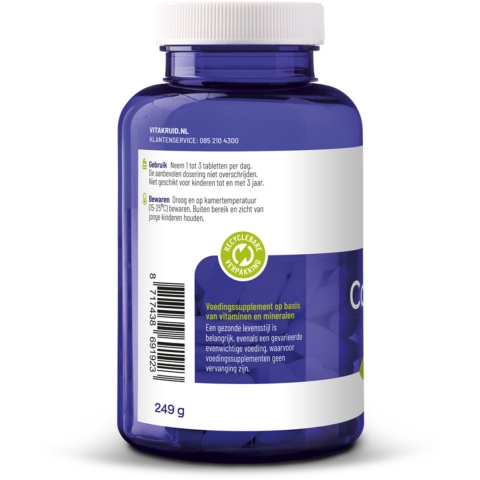 Gratis Verzending: 2x Vitakruid Calcium 400&D3 uit Rode Alg 100 kauwtabletten