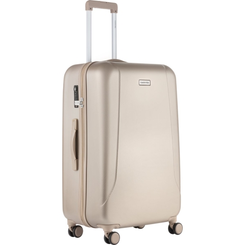 CarryOn Skyhopper Grote Koffer 78cm - Reiskoffer 85 Ltr met TSA-slot - Champagne