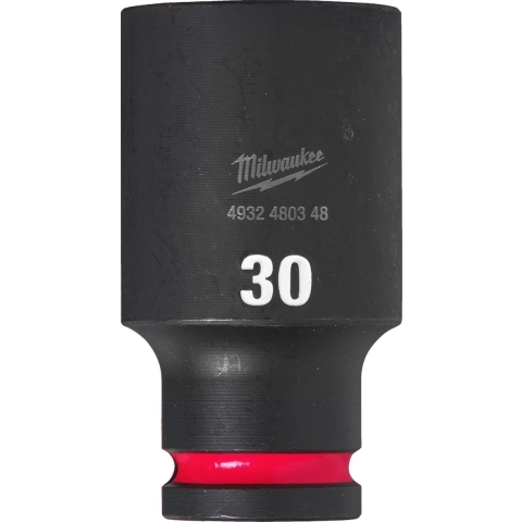 Milwaukee Accessoires SHOCKWAVE Krachtdop 1/2" lang 30 mm | 1 stuk - 4932480348