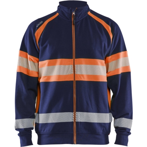 Blåkläder High-Vis sweater 35511158 | Marineblauw/Oranje | Maat 3XL - 7330509838662