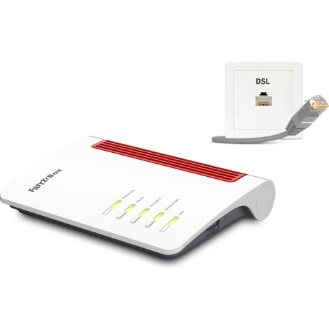 AVM FRITZ!Box 7510 WiFi-router met modem Geïntegreerd modem: VDSL, ADSL 2.4 GHz 600 MBit/s