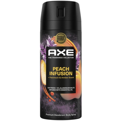 3x Axe Deodorant Bodyspray Peach Infusion 150 ml