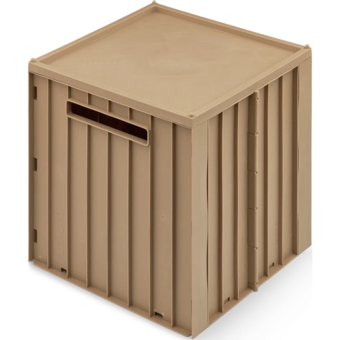 Liewood Vouwbare box m. Deksel - 30,5x32x31,5 cm - Elia - Haver - Liewood - OneSize - Vouwbare box