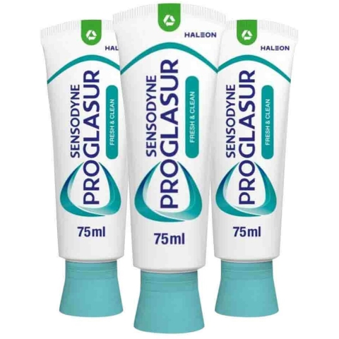 3x Sensodyne Tandpasta ProGlasur Multi-Action Fresh&Clean 75 ml