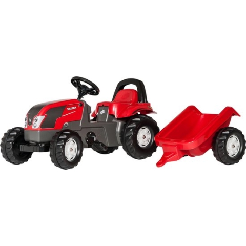 Rolly Toys rollyKid Valtra - Traptractor met Aanhanger
