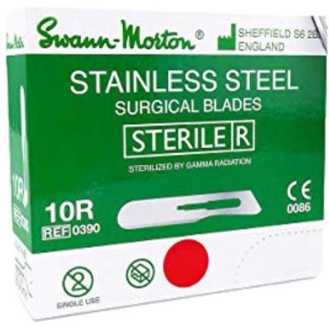 Swann Morton Mesjes Steriel - 100st Groen - 10R