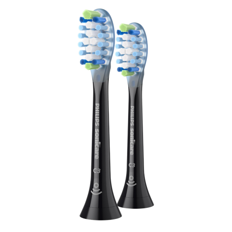 Philips Sonicare 2 C3 Premium Plaque Defence Hx9042/88 Opzet Borstels Zwart