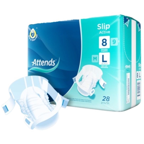 Attends Slip Active 8 L | 28 stuks