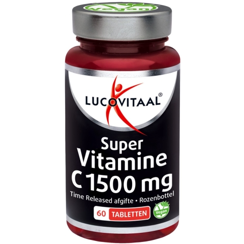 Gratis Verzending: 3x Lucovitaal Super Vitamine C1500 Time Released 60 tabletten