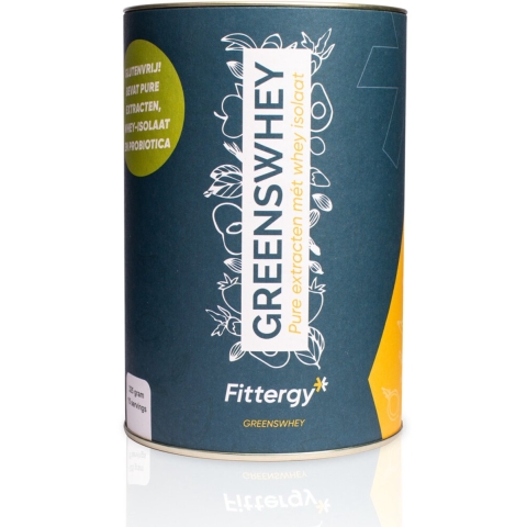 Gratis Verzending: 2x Fittergy Supplements GreensWhey 325 gr
