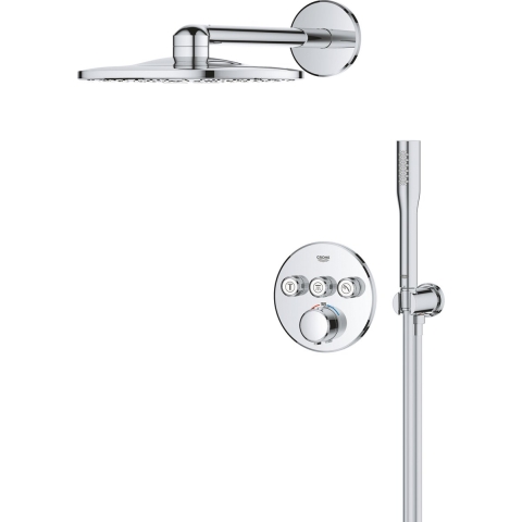 GROHE QuickFix Precision SmartControl inbouw douchesysteem - Rond - Chroom
