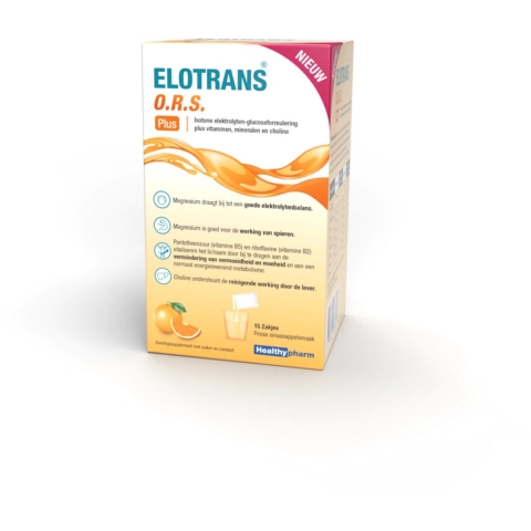 2x Healthypharm Elotrans O.R.S. Plus 15 zakjes