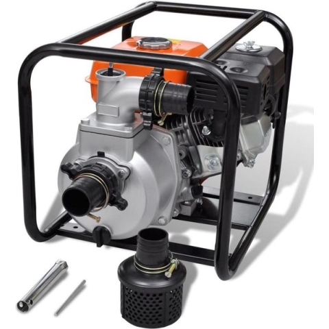vidaXL Waterpomp benzine 80 mm 4800 W