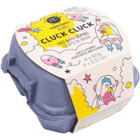 Nailmatic Eivormige Bruisballen | 4 x 60 g