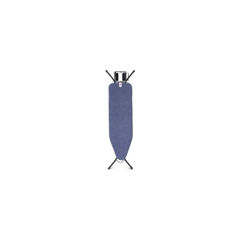 Brabantia Strijkplank B - met Strijkijzerhouder - 124 x 38 cm - Denim Blue