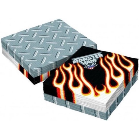 papieren servetten - monster jam - 20 stuks