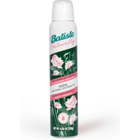 6x Batiste Naturally Droogshampoo Bamboo Fibre&Gardenia 200 ml