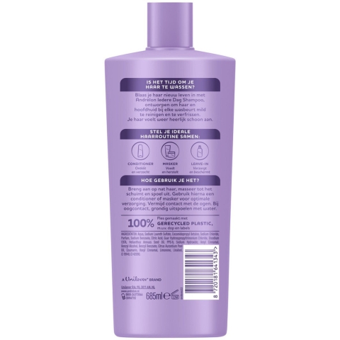 6x Andrelon Shampoo Iedere Dag 685 ml