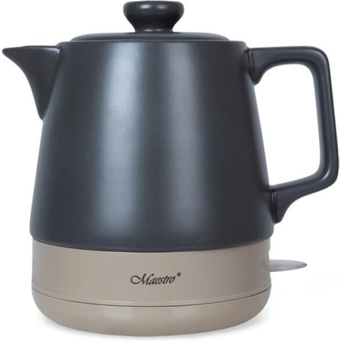 Maestro - Keramische waterkoker 1l - MR-071 - Zwart 1000W