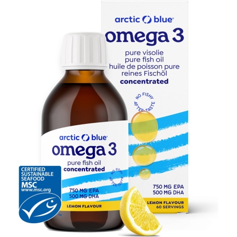 Arctic Blue Omega-3 Visolie Citroensmaak
