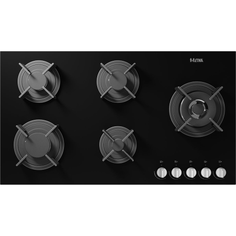 ETNA KGG890ZTA Gas-op-glas Inbouw Kookplaat