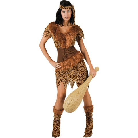 "Holbewoner outfit voor dames  - Verkleedkleding - M/L"